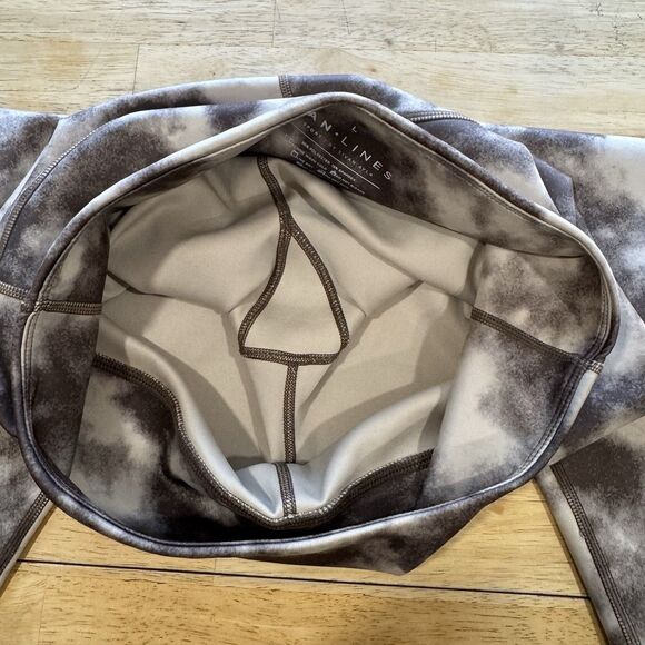 TAN + LINES Sivan Ayla Temescal Cyn Cocoa Clouds Leggings Large Brown PRISTINE - Picture 5 of 12